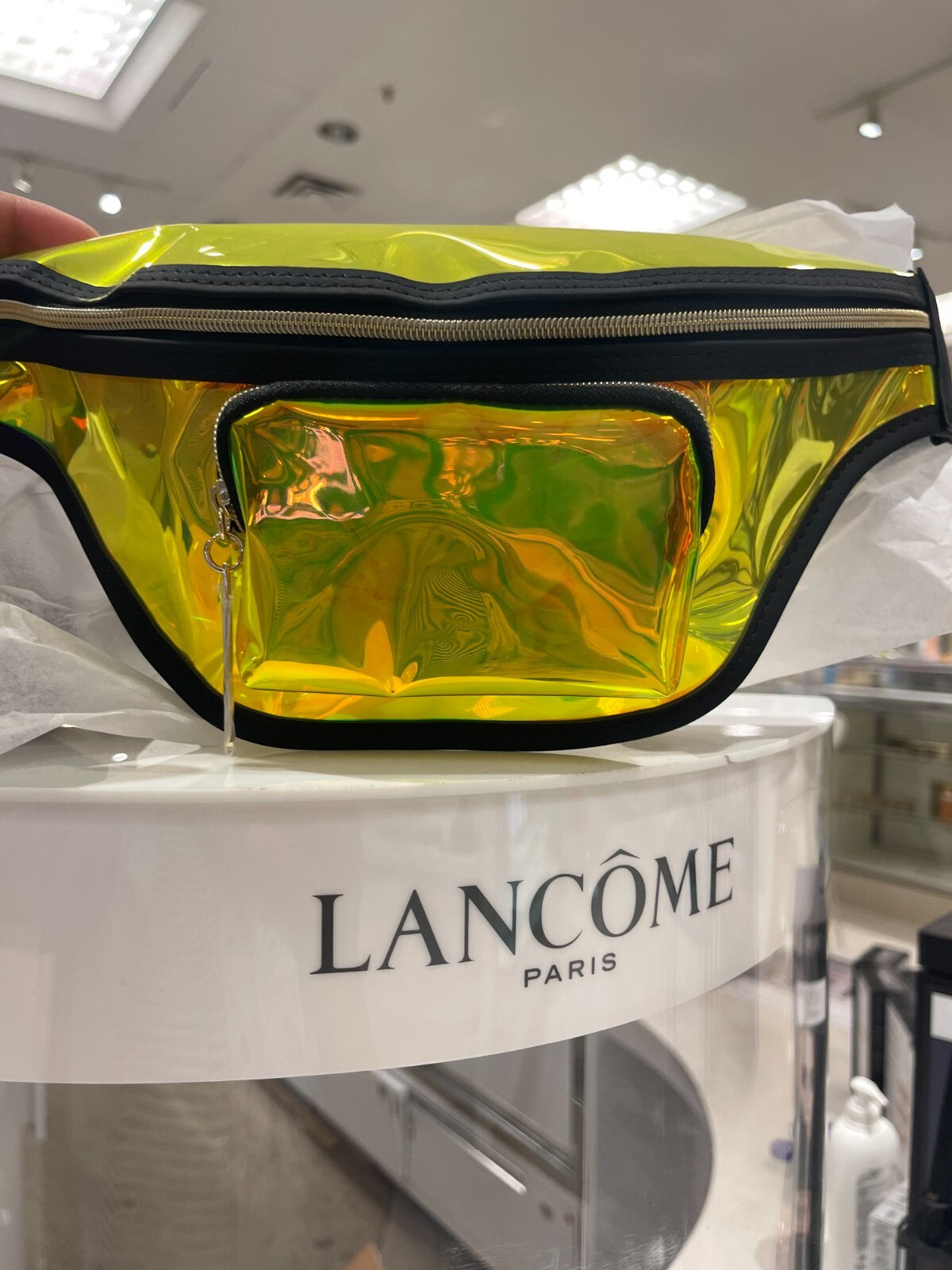 Holographic Belt Bag - Lancome Signature Yellow New