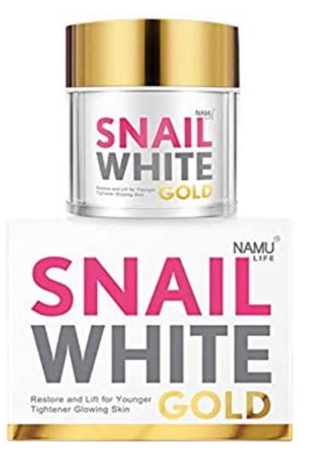 Snail White Gold Brightening Anti-Aging Face Moisturizer 50g - Night Repair & Skin Renewal
