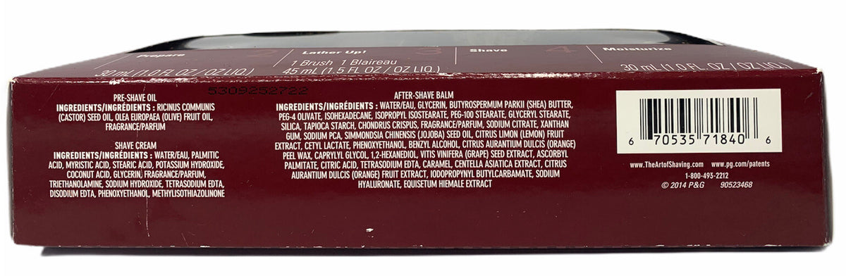 Sandalwood Essential Oil Shaving Kit Travel Size - Grooming Gift Set