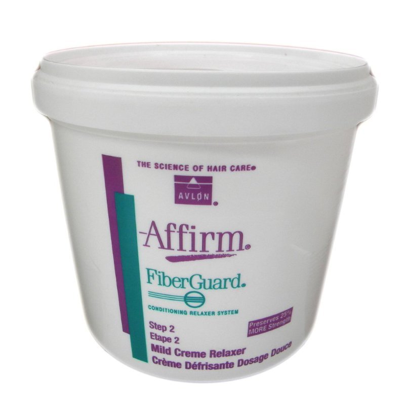 Affirm Fiberguard Creme Relaxer Mild 4lb - Hair Perm & Straightening