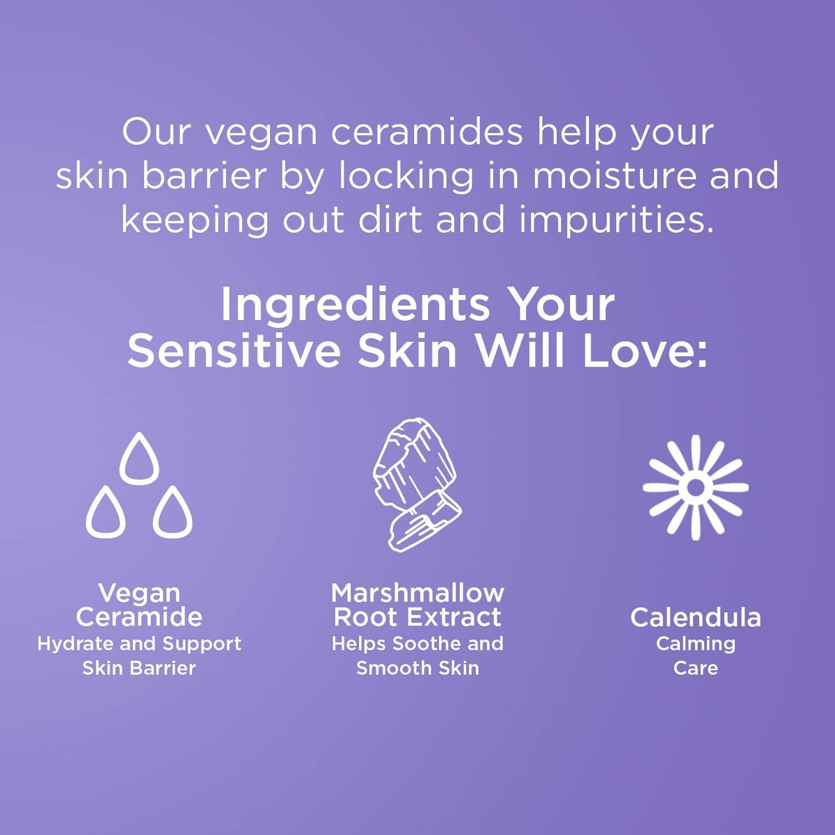 Vegan Ceramide Eye Cream for Sensitive Skin - Hydrating Barrier Support