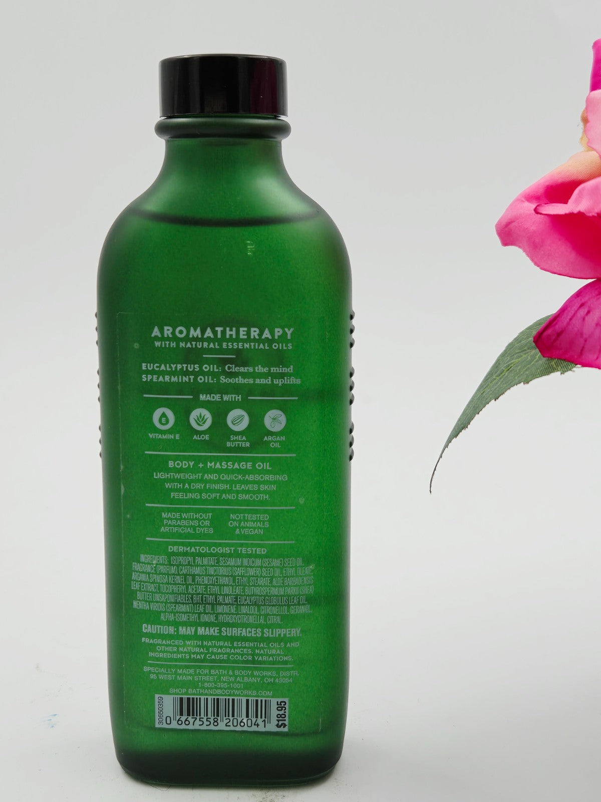 Eucalyptus Spearmint Massage Oil 4 fl oz - Aromatherapy