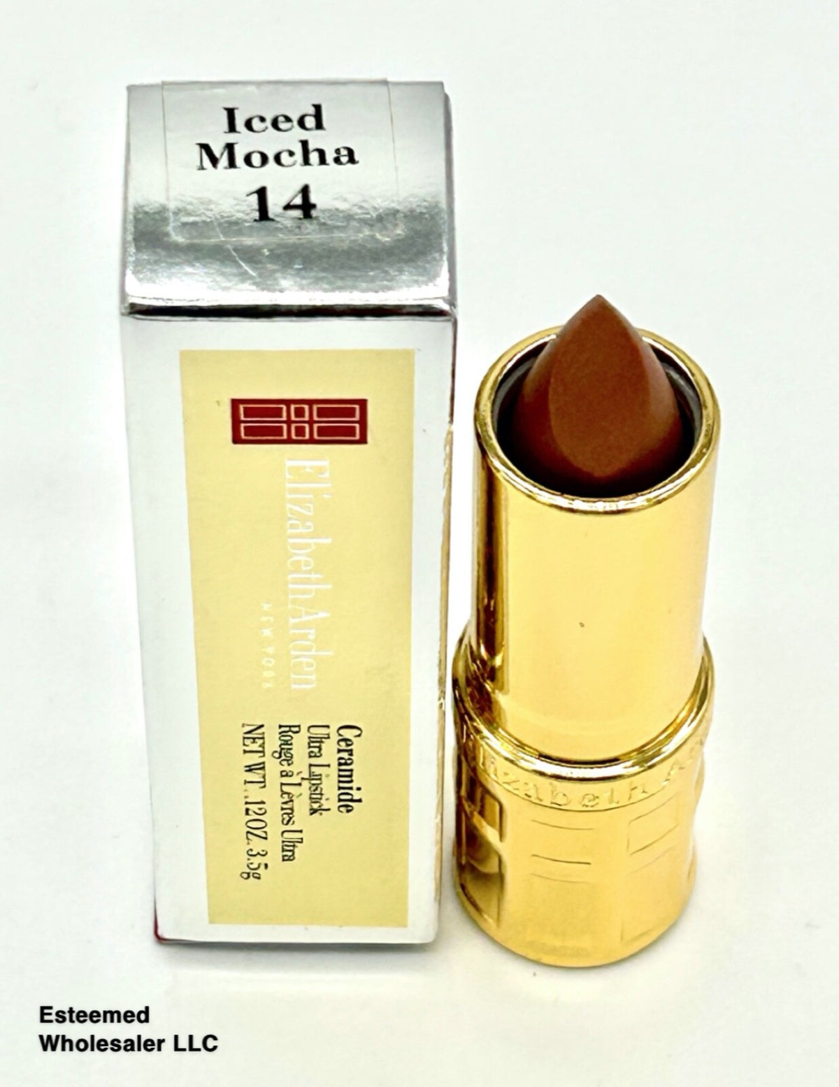 Ceramide Ultra Lipstick Iced Mocha 14 - Hydrating Lip Color, 0.12oz