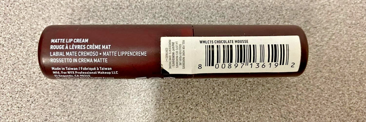 NYX Smooth Matte Lip Cream Set - Chocolate Mousse, 0.13 fl oz Each (3 pcs) New & Sealed