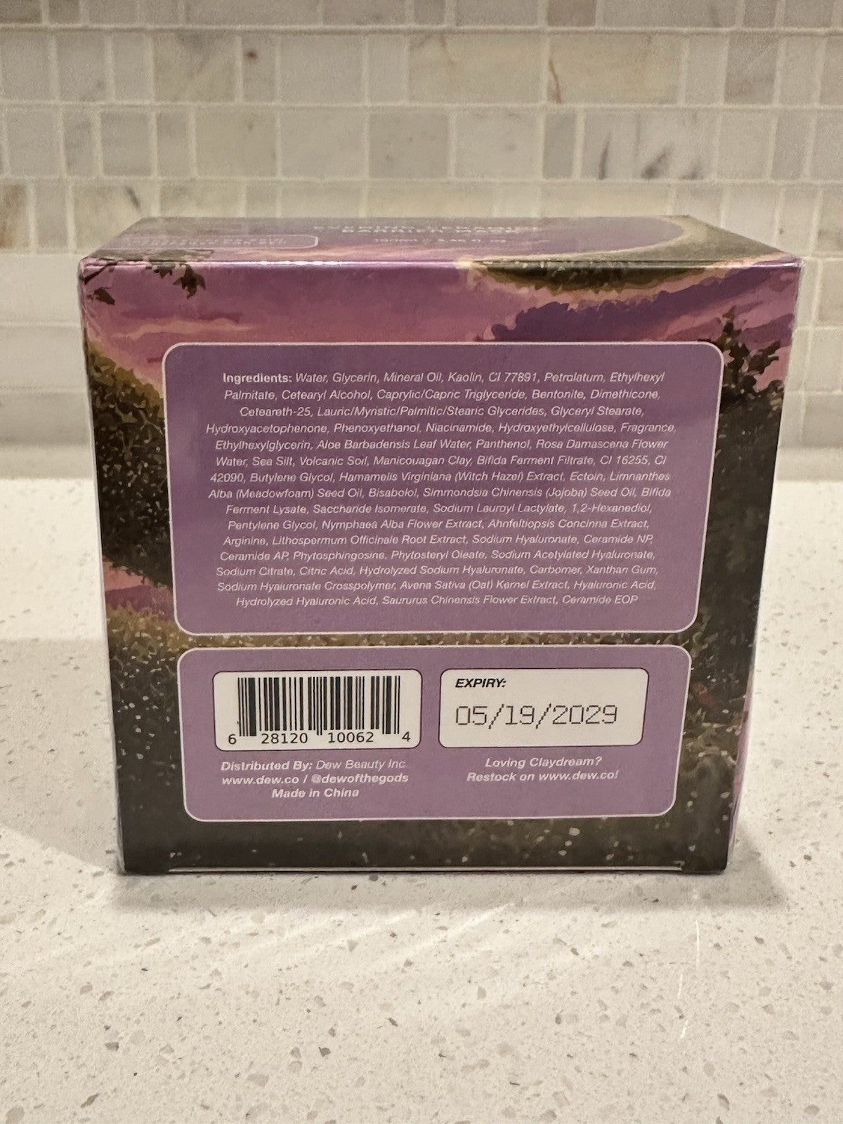CLAYDREAM Hydrating Face Clay Mask 3.38 oz