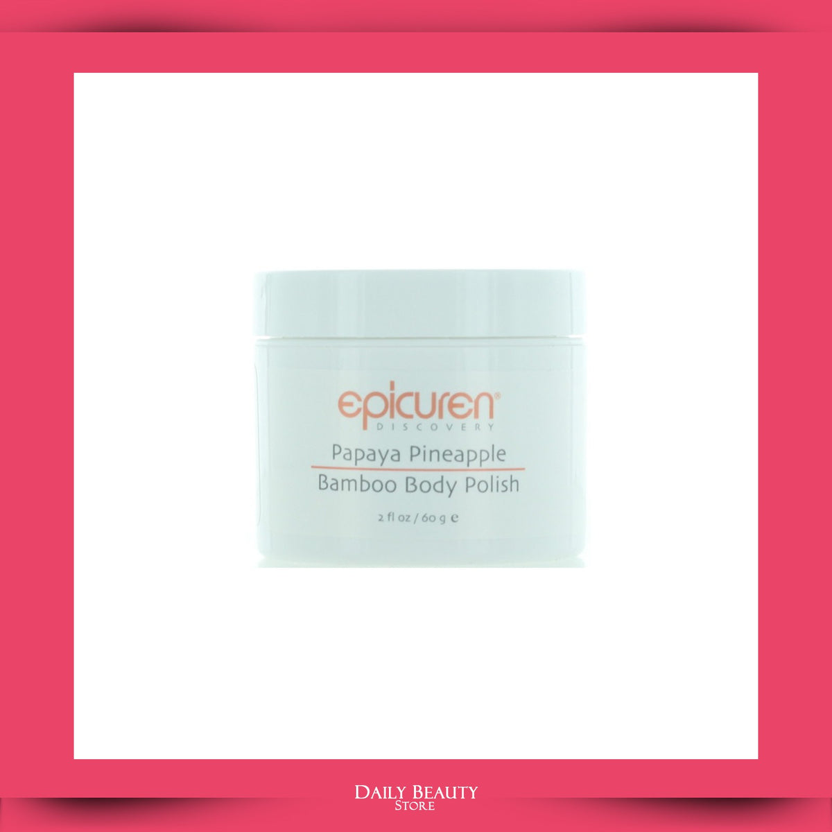 Epicuren Papaya Pineapple Bamboo Body Polish 60g 2oz NEW FAST SHIP