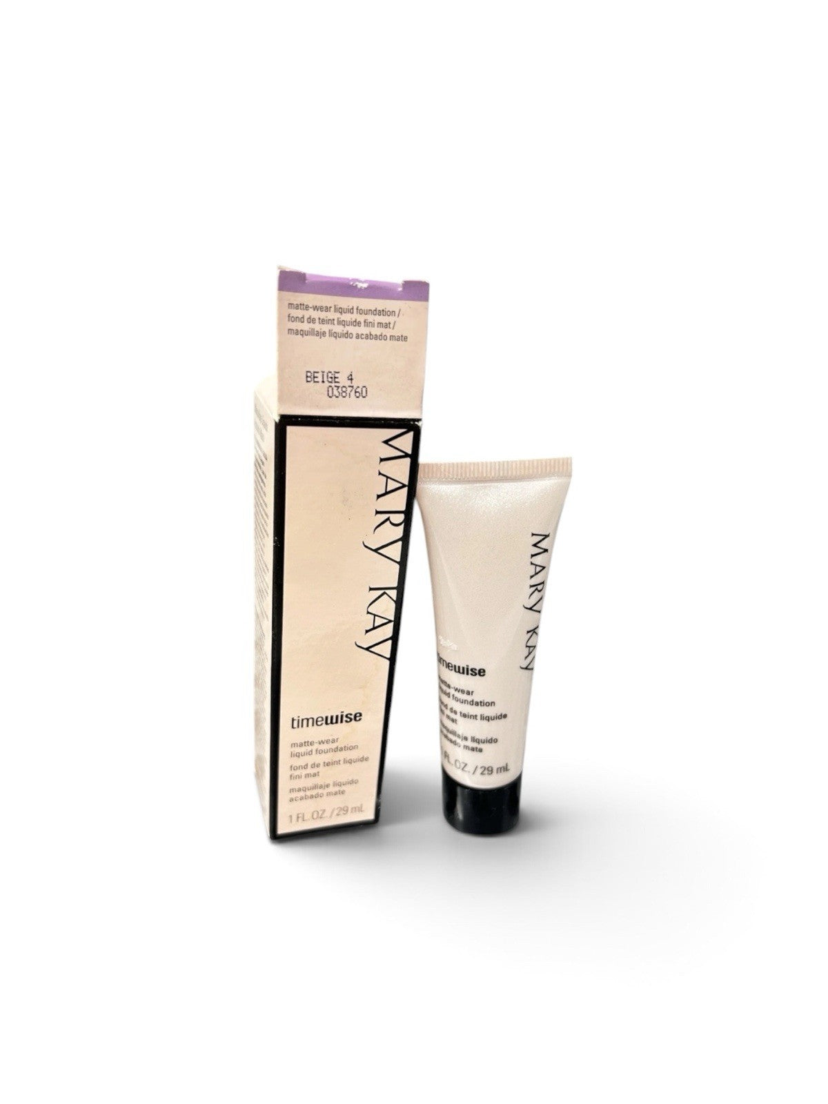 Liquid Foundation Beige 4 Matte Wear - Long Lasting Face Makeup