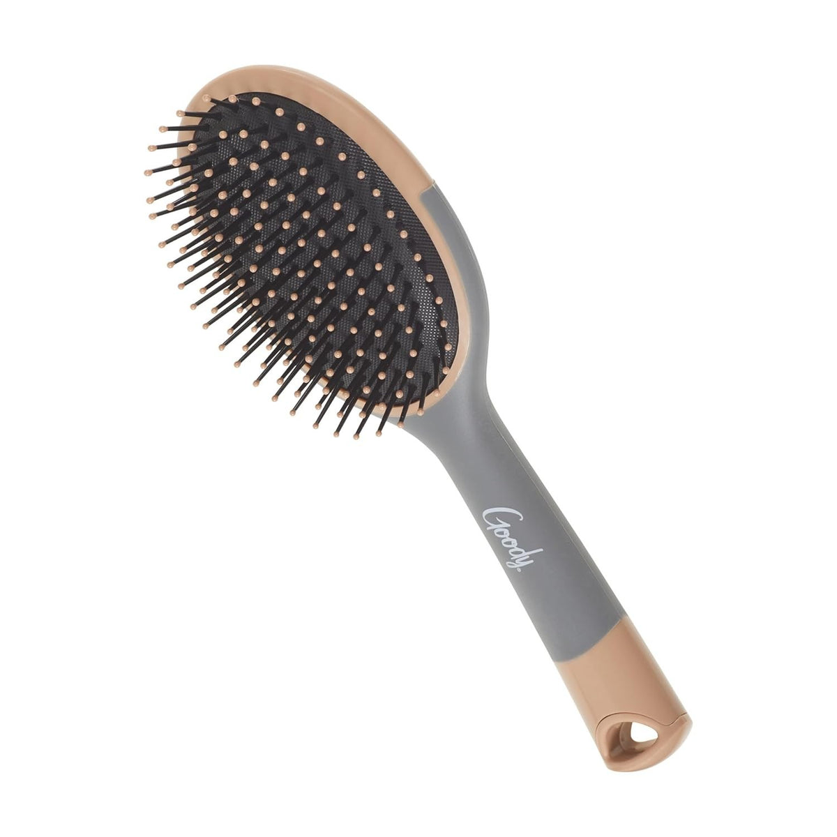 Detangling Hair Brush Oval Brown Grey - Easy Knot Removal for All Hair Types
