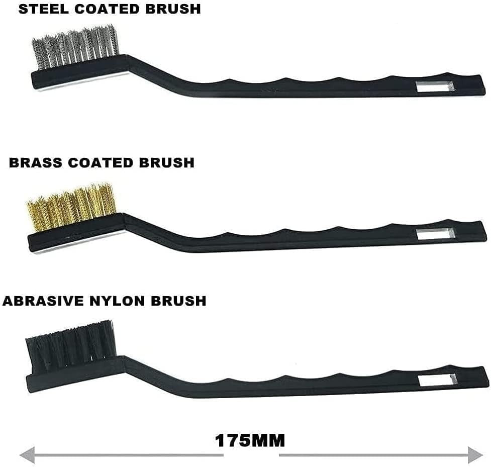Auto Detailing Brush Set - 11 Pcs Car Cleaning Tools with Steel & Boar Hair Brushes