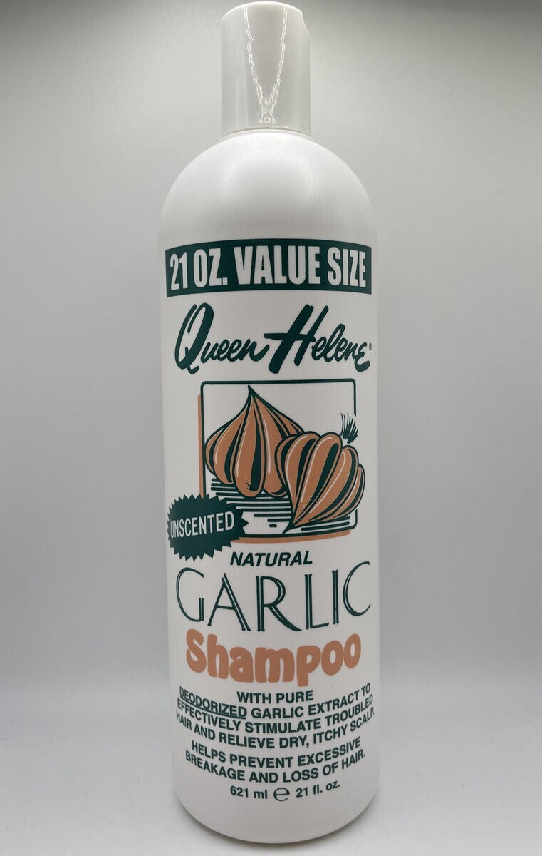 Un scented Garlic Shampoo 21 Fl Oz for Hair Care & Scalp Health