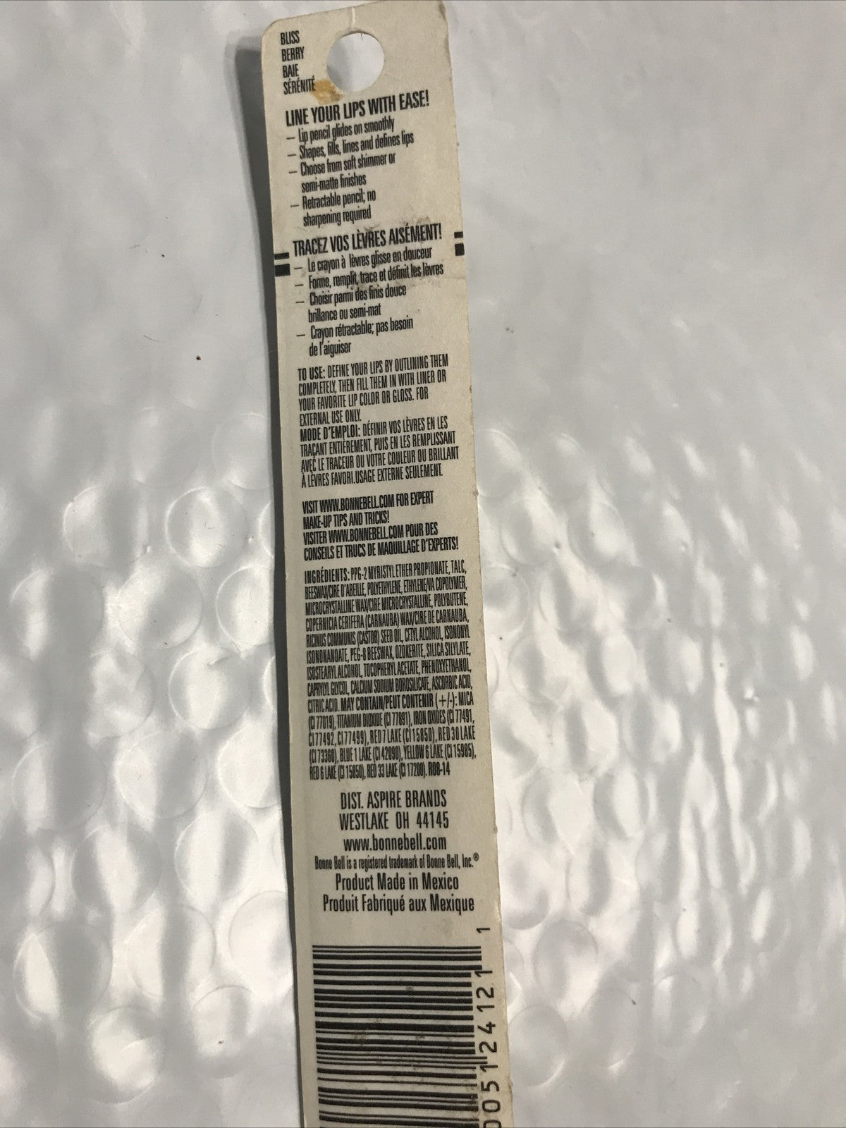Lip Liner Pencil - Ultimate Precision, Bliss Berry, Sealed Packaging