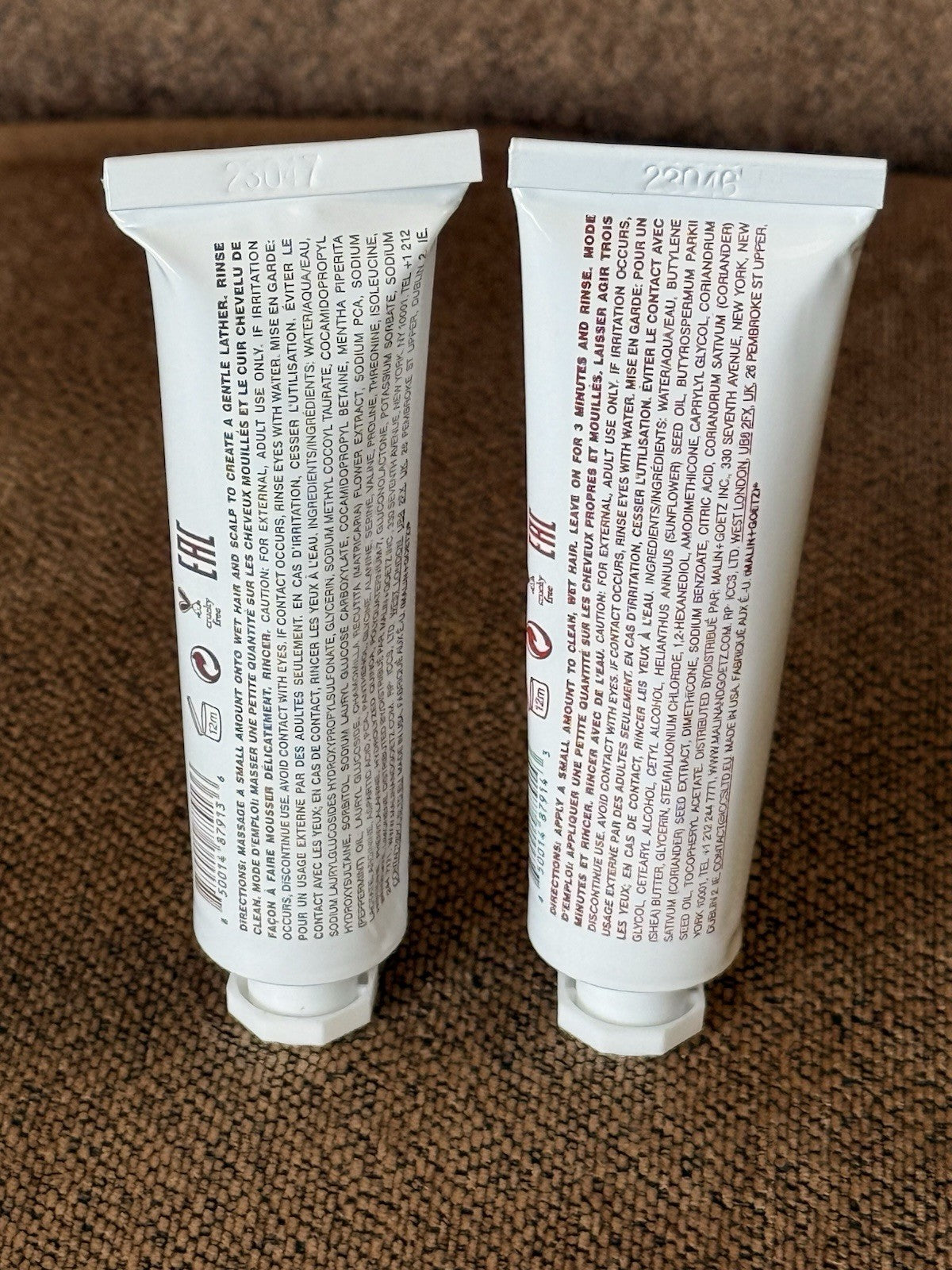 Peppermint Shampoo & Cilantro Hair Conditioner Set - 1 fl. oz. Each