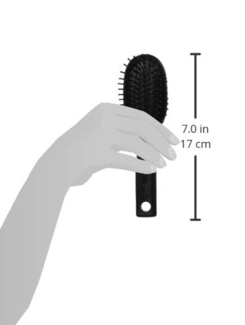 Mini Detangling Cushion Hairbrush for Kids and Adults - Travel-Friendly, Gentle Tangle Comb