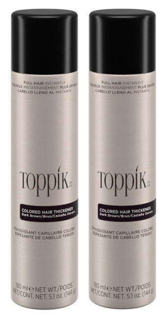 Hair Thickener Dark Brown 5.1 oz (2-Pack)