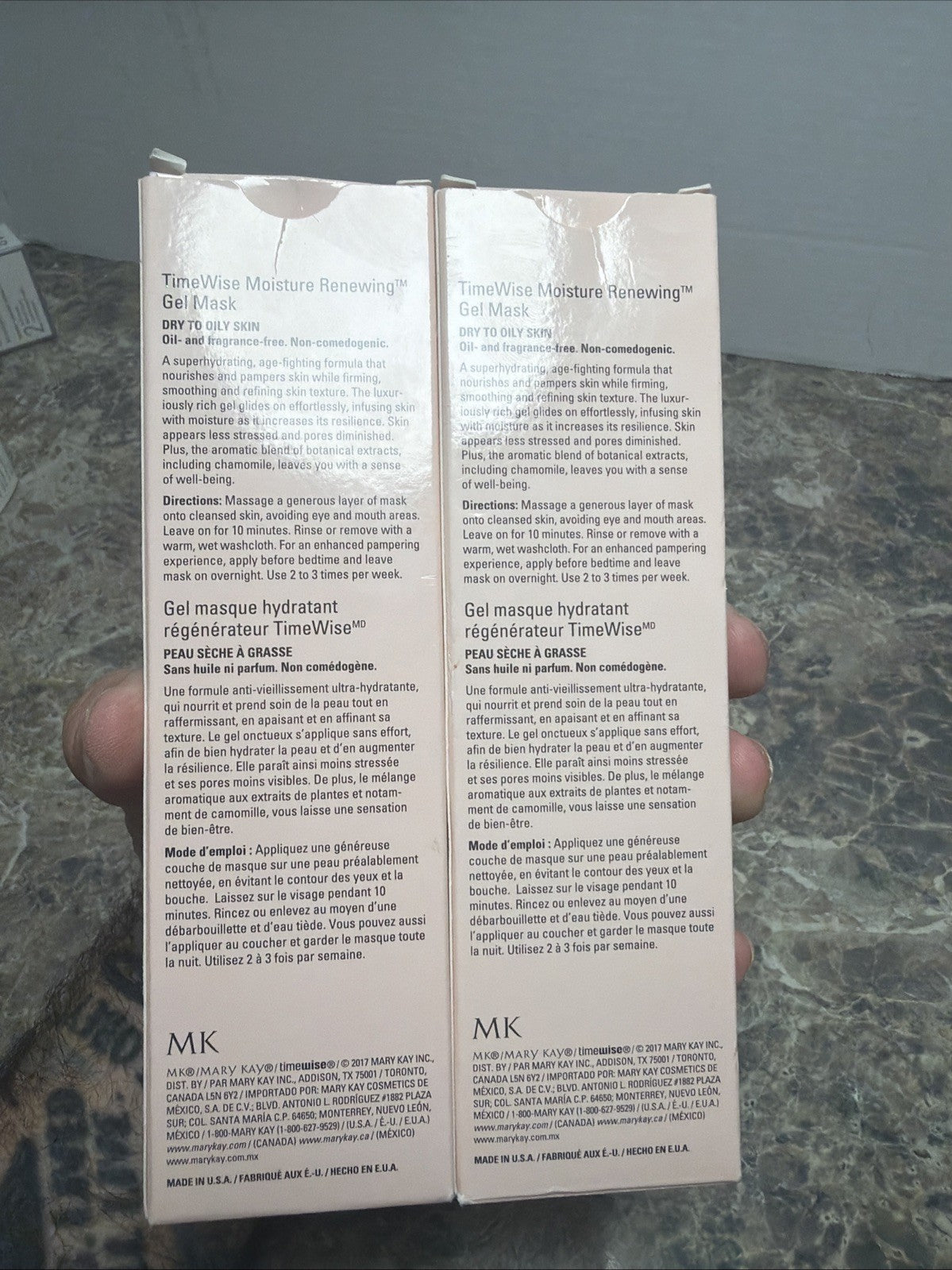 Timewise Moisture Renewing Gel Mask 3 oz - Dry to Oily Skin (2-Pack)