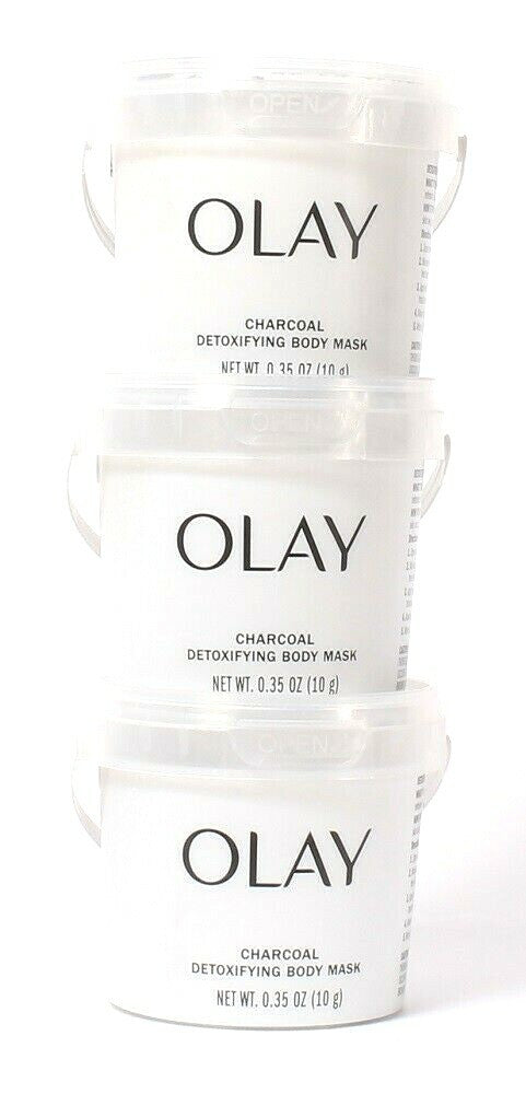 Charcoal Detox Body Treatment Extracts for Dry Surface Cells - 3 Pack