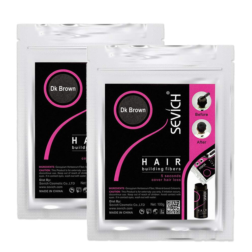 Hair Building Fiber Refill 50g - 2 Pack