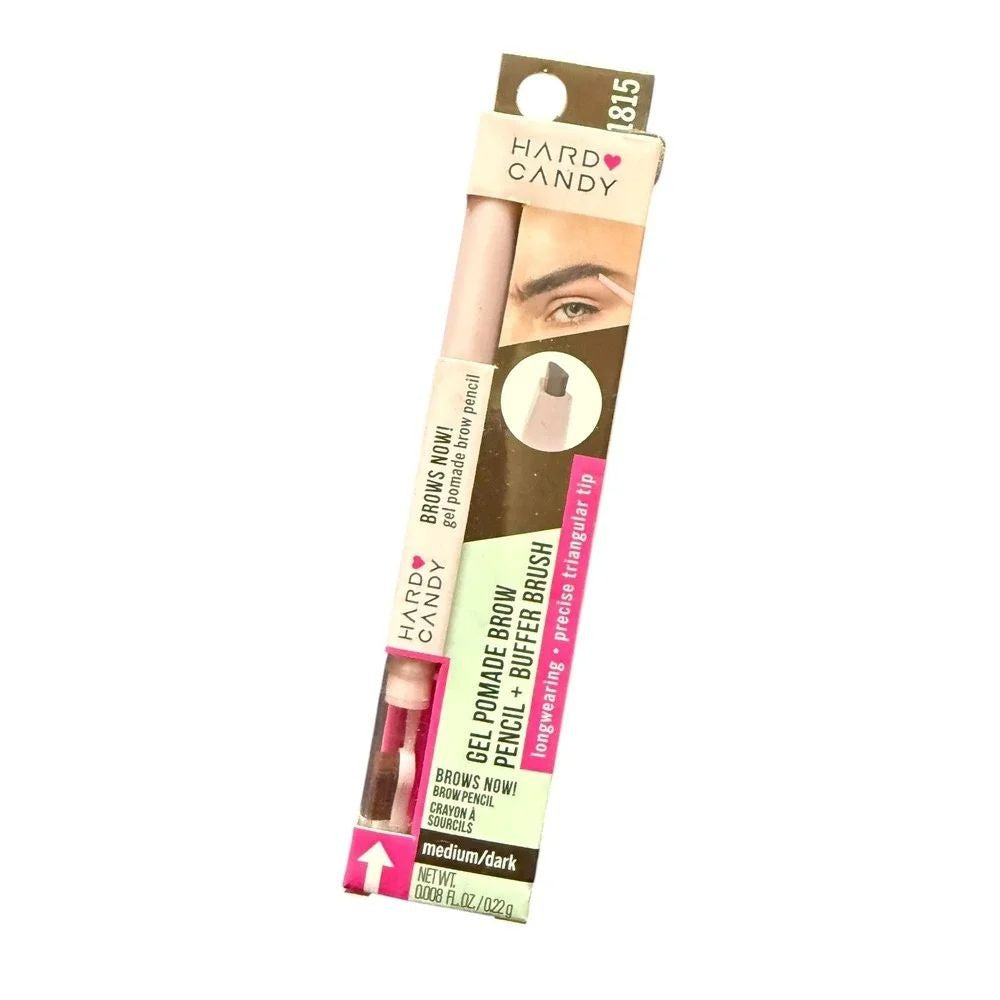 Gel Pomade Brow Pencil - Medium Dark, Smudge-Proof & Precision Tip
