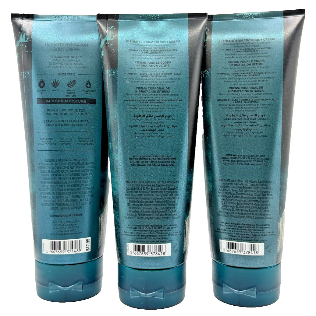 Wicked Vanilla Woods Body Cream 8 oz - Set of 3