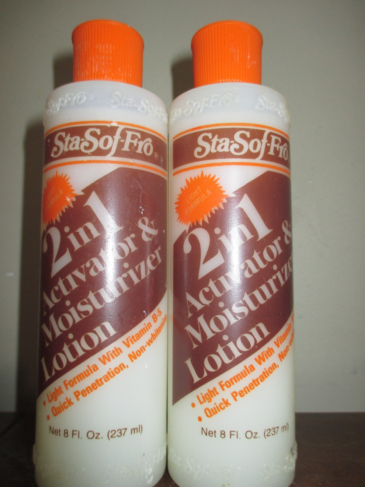 2x Activator Cream & Moisturizer Lotion - 8 oz Each for Skin Care