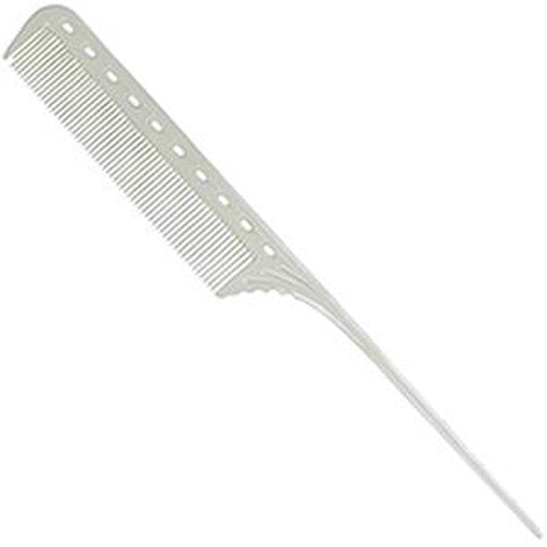 Professional Hair Winding Tail Comb YS-101 White for Stylists