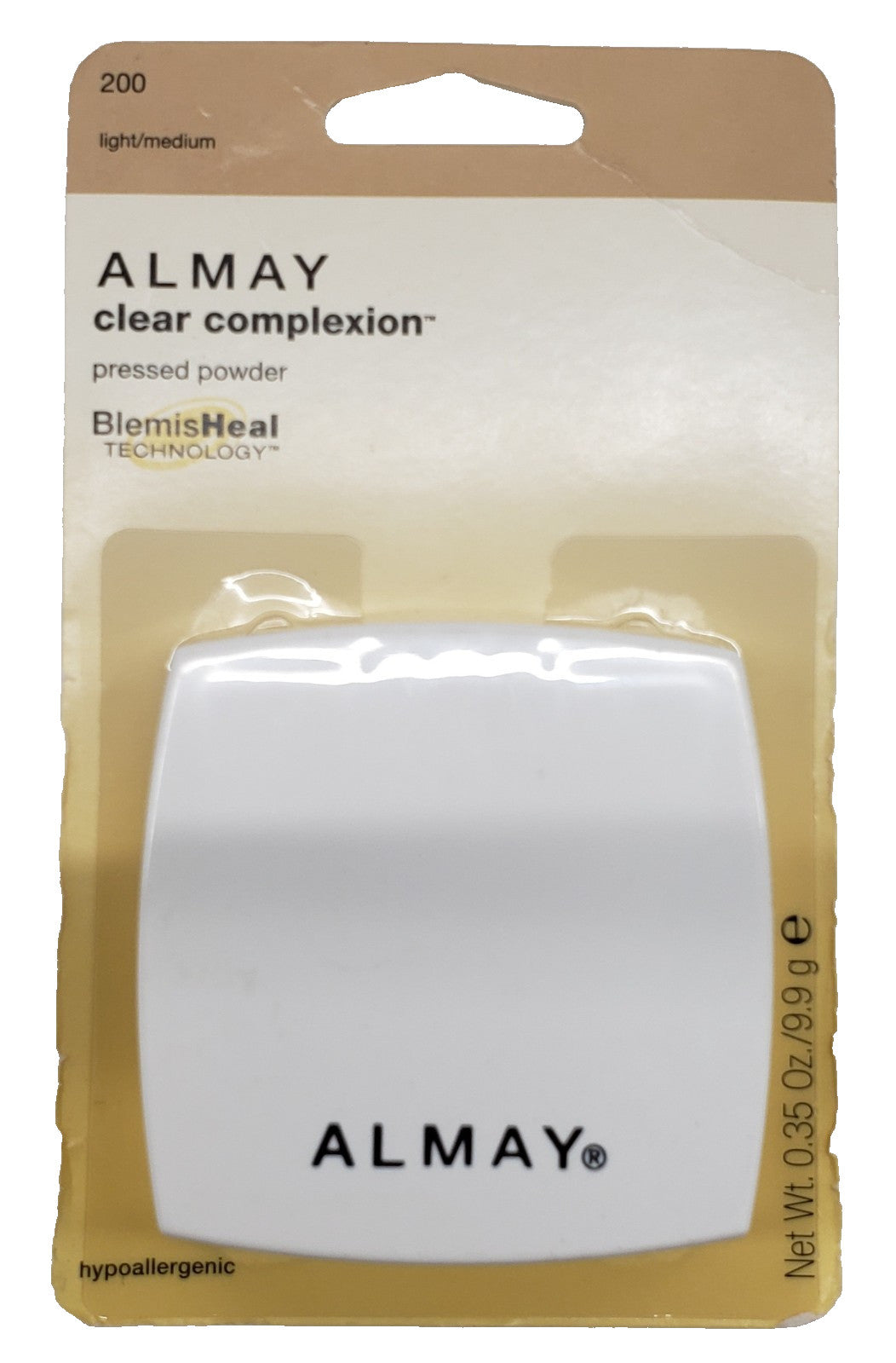 Almay Clear Complexion Pressed Powder Blemisheal 200 Light Medium