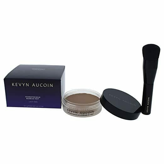 Full Coverage Foundation Balm with Hydrating Formula & Brush - Multiple Shades
