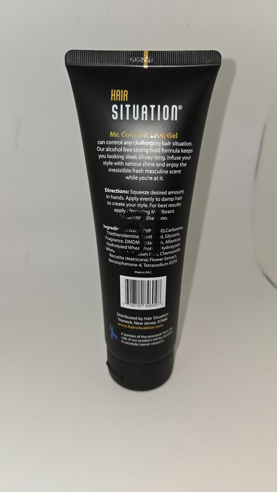 Strong Hold Wet Look Gel - Intense Shine & Alcohol-Free Hair Styling 8 oz
