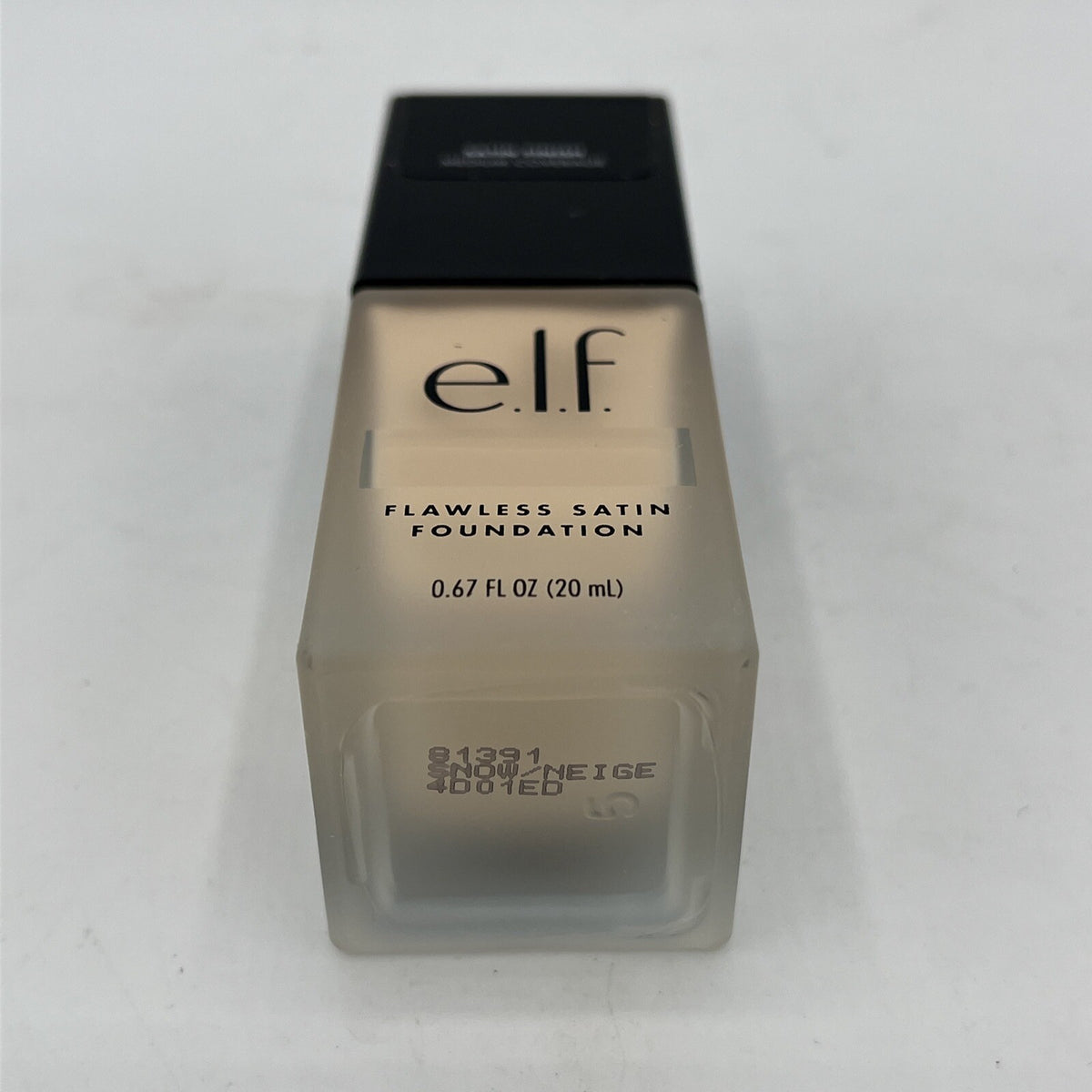 Elf Flawless Satin Foundation 130 Snow – Medium Coverage, Cool Pink Undertones