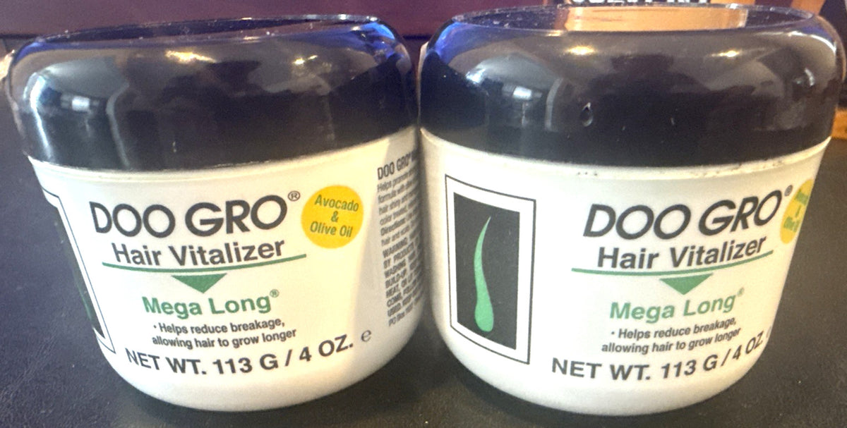 Lot Of 2 DOO GRO Mega Long Hair Vitalizer - Hair Growth Treatment 4 oz