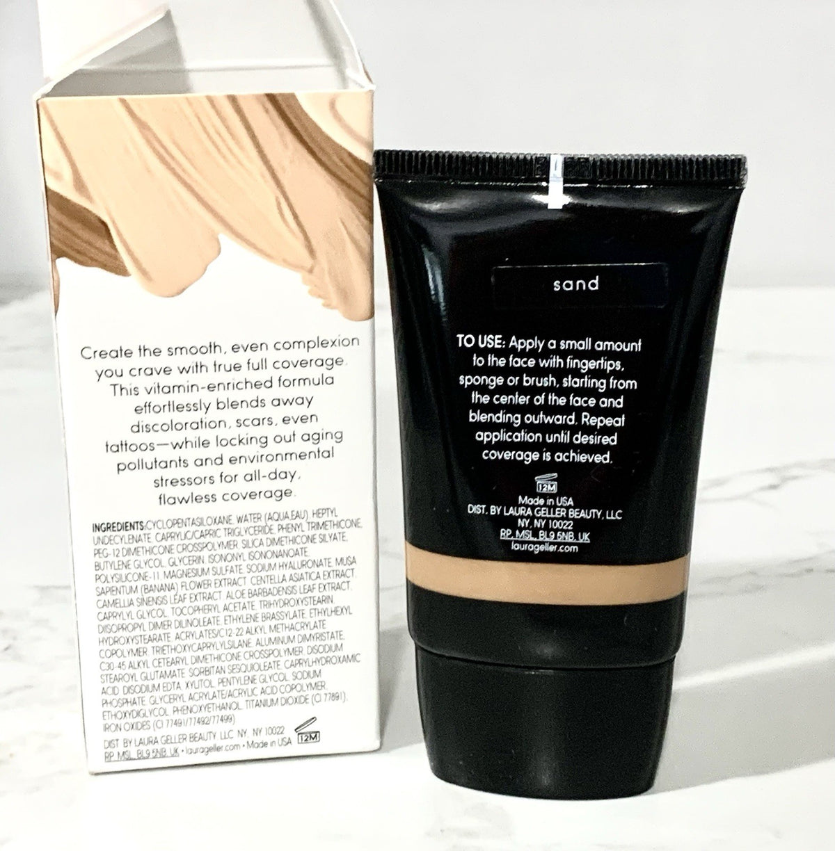 Laura Geller Cover Lock Cream Foundation Sand Full Size