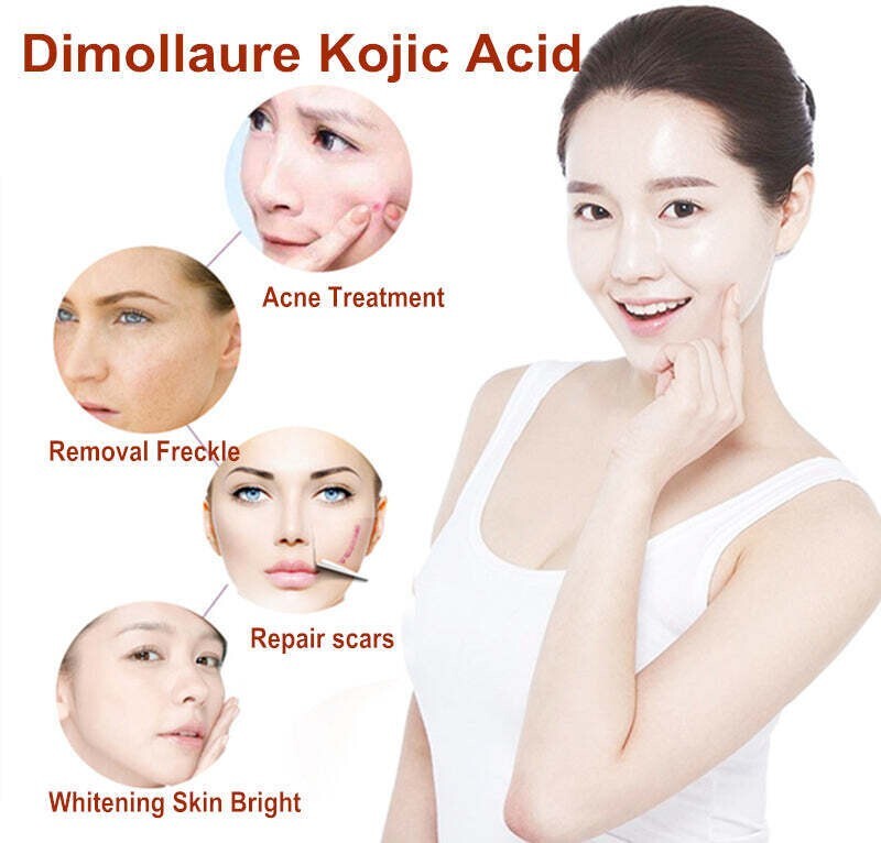 Kojic Acid Powder for Skin Whitening - 50g Pure 99% Face Care & Spot Removal