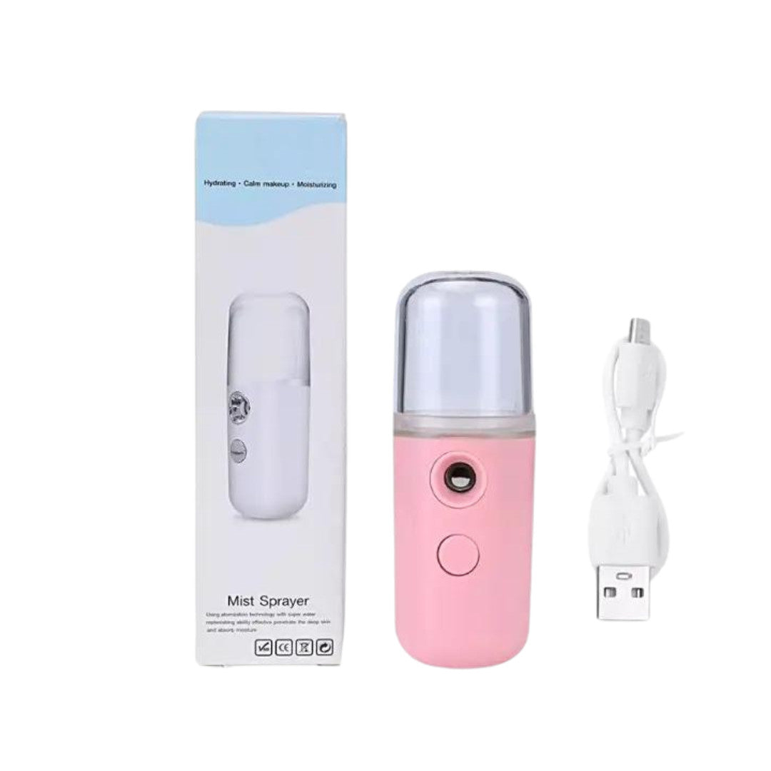 Portable Nano Facial Mist Sprayer 30ml USB Rechargeable Humidifier