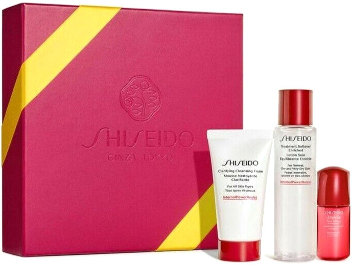 Travel Gift Set with Cleansing Foam, Softener & Serum - Unisex Japan