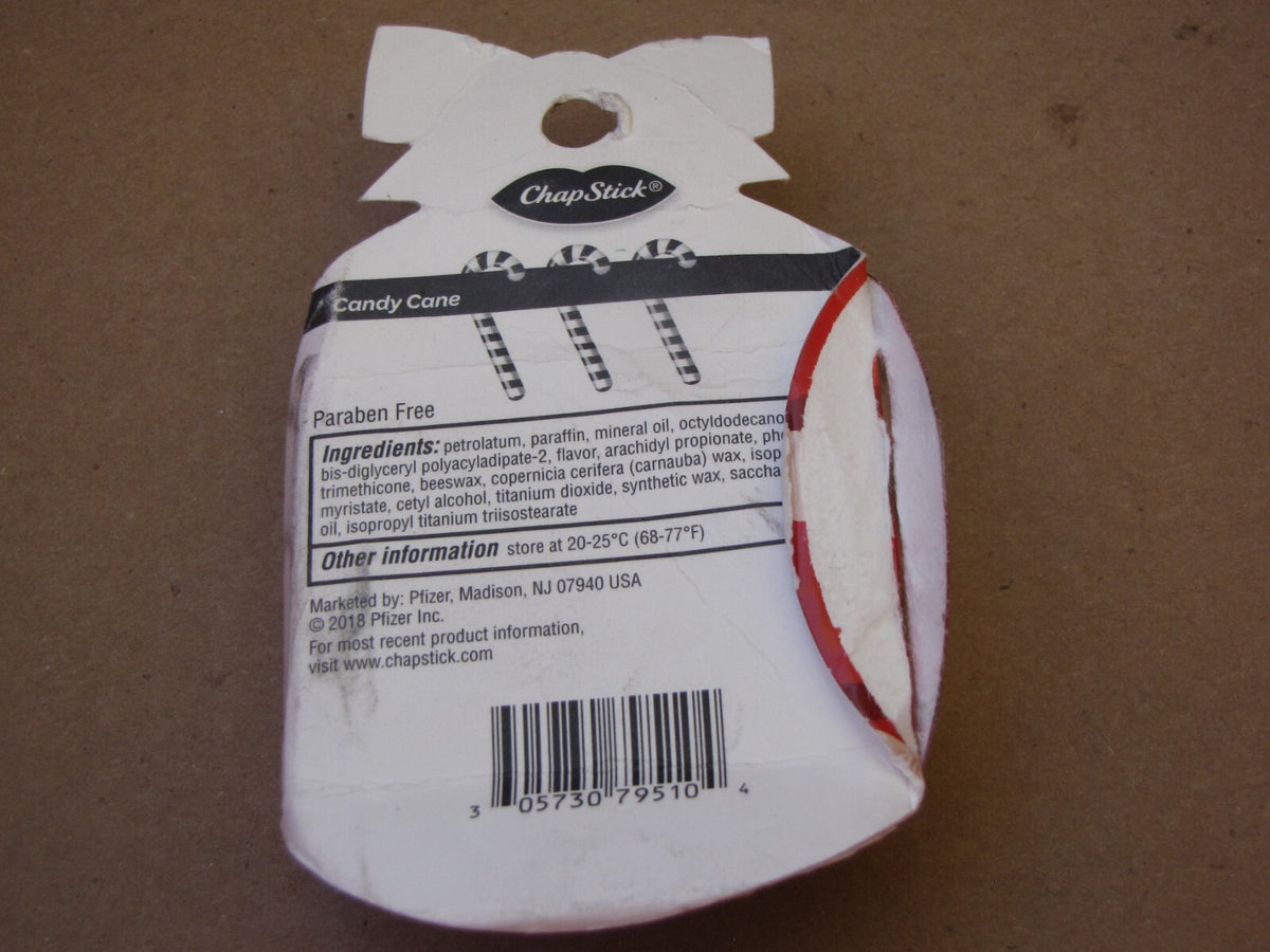 Holiday Candy Cane Lip Balm Gift Set - 5 Pack