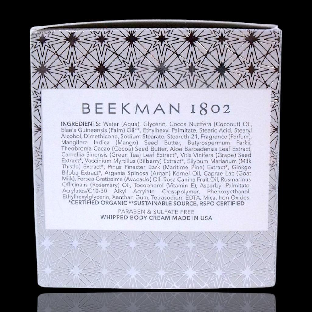 Beekman 1802 "Shine Bright" Goat Milk Whipped Body Cream Lotion 8 oz.