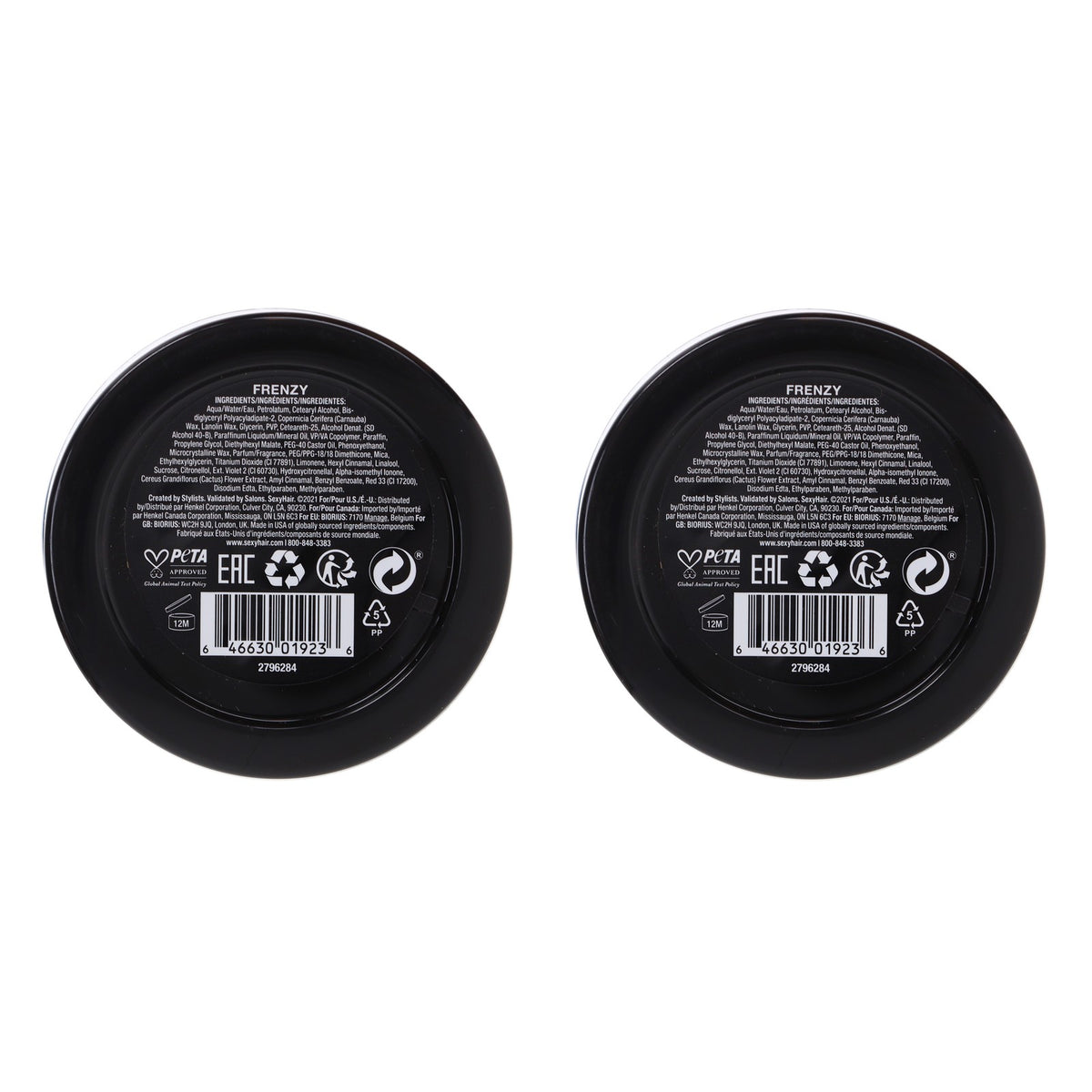 Hair Styling Pomade 2.5 oz - 2 Pack, Texturizing & Flexible Hold