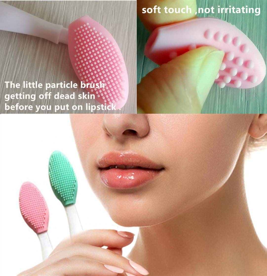 Double-Sided 3-Piece Lip Exfoliator Brushes – Travel-Friendly & Luxury