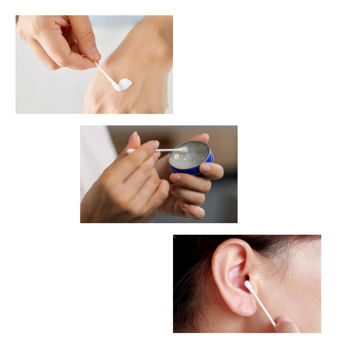 Plastic Cotton Swabs 2000 Count Double-Tipped Cleaning Applicators
