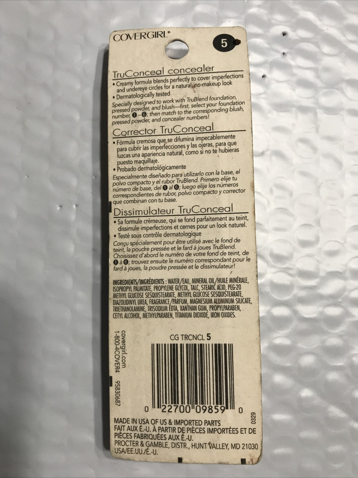 Concealer TruConceal #5 by CoverGirl