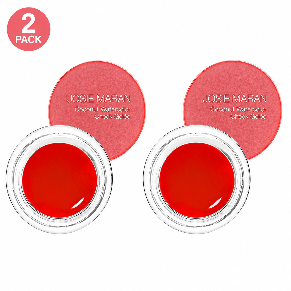 Cheek & Lip Gelée with Coconut Water & Argan Oil - Poppy Paradise - 2 Pack