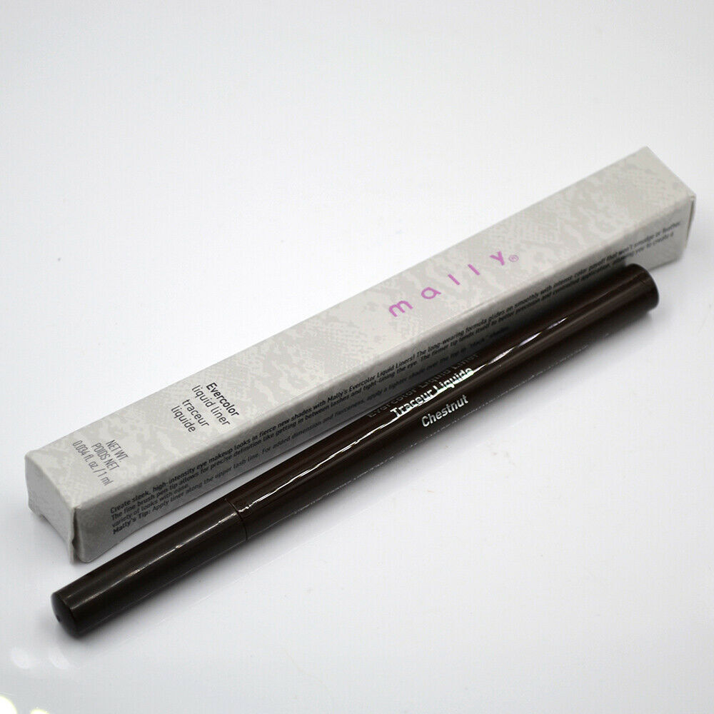 Liquid Eyeliner Chestnut Brown 0.034 oz Long-Lasting Makeup