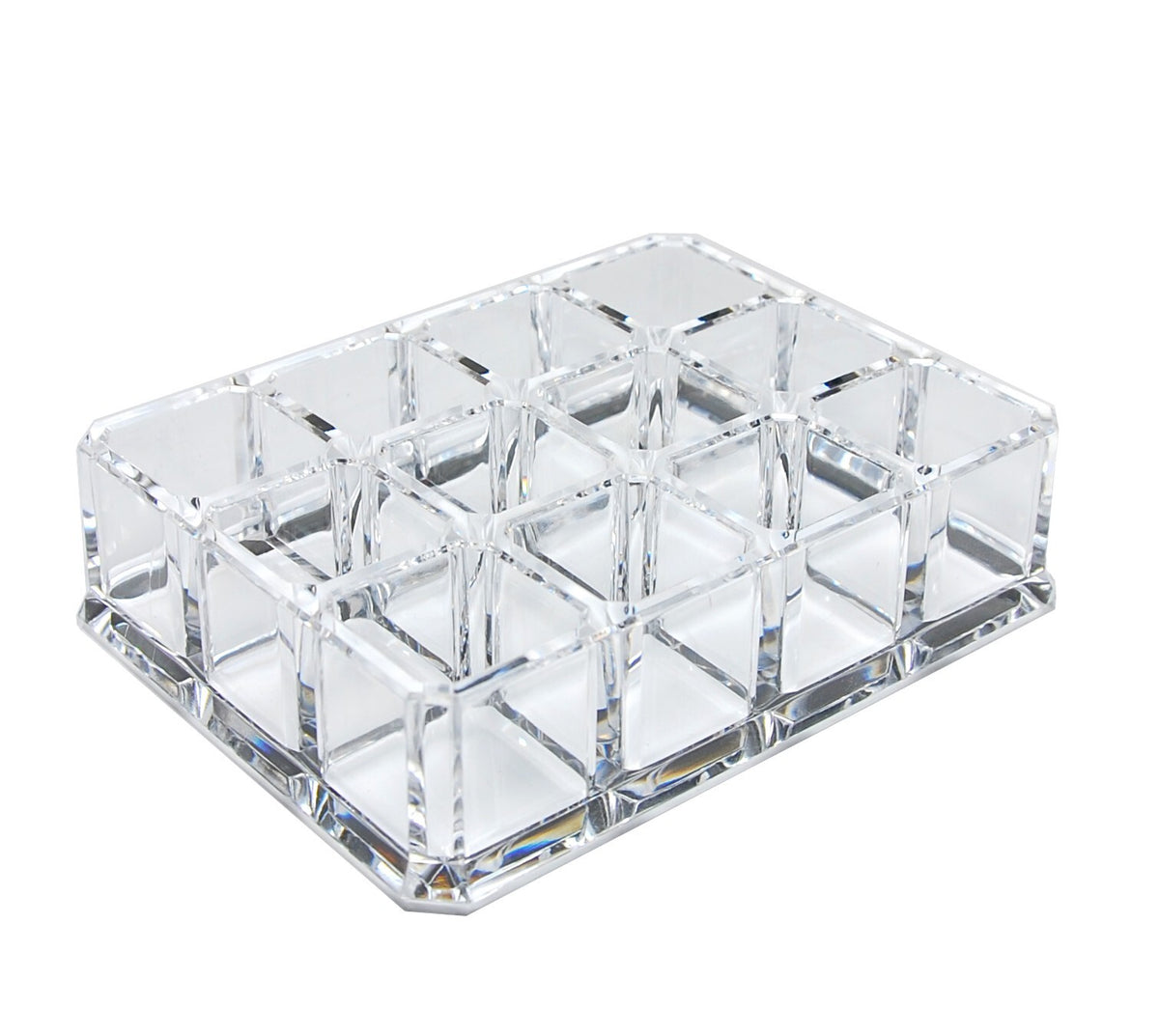 Acrylic Cosmetic Organizer Makeup Lipstick Holder with 12 Slots
