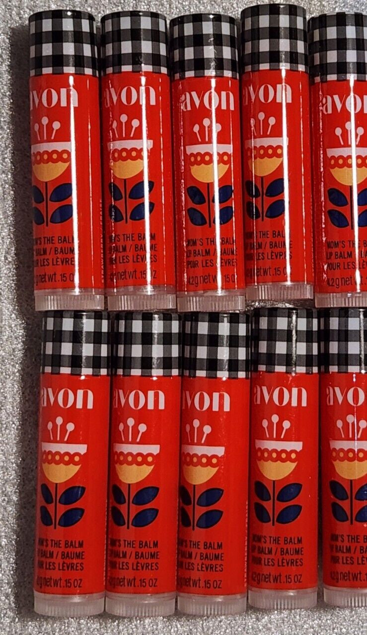 Strawberry Lip Balm Set - Avon Flavor Savers 0.15 oz. Pack of 10
