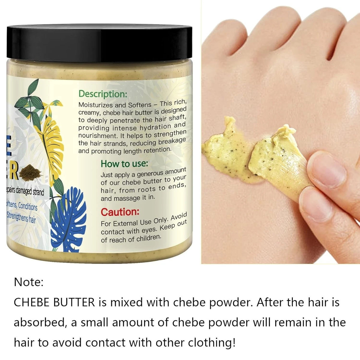 Chebe Butter for Hair Growth & Repair - 8.8oz