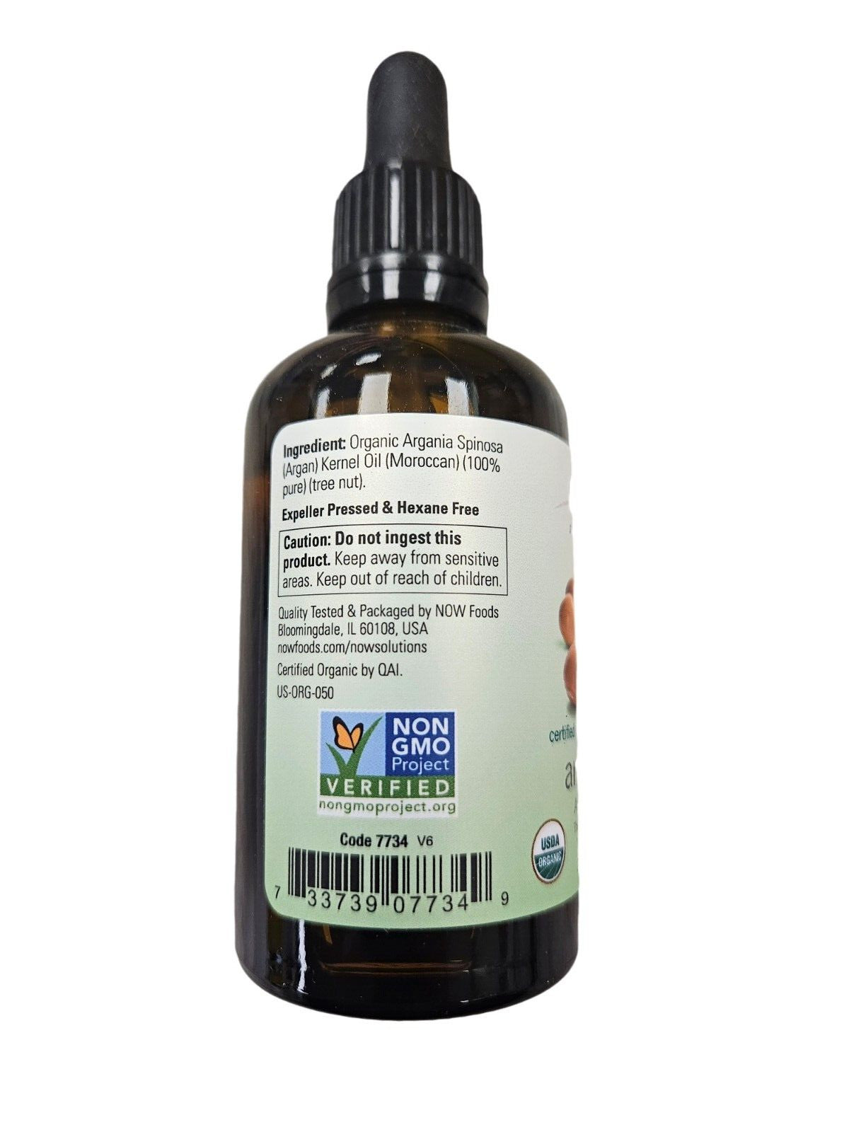 Organic Argan Oil of Morocco 2oz - Pure Skin & Hair Nourishing Oil