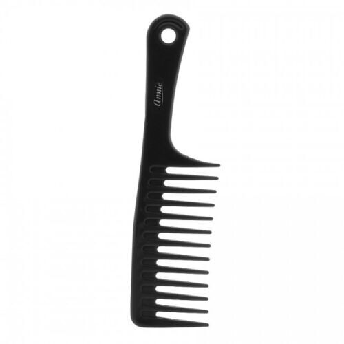 Shampoo Comb with Handle - Black - Hair Styling & Detangling Tool