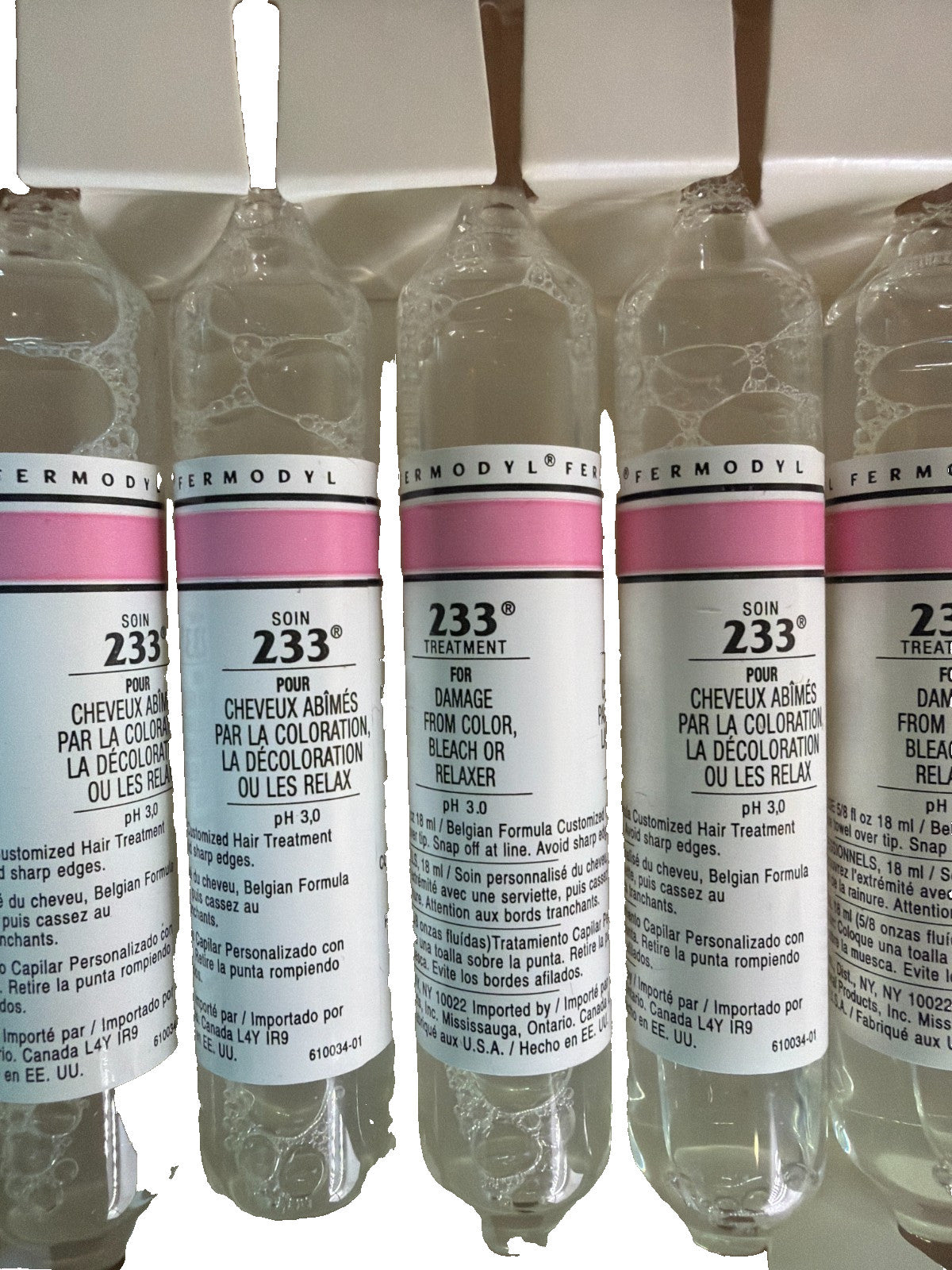 Revlon Professional Fermodyl No. 223 Hair Treatment Ampoules for Damaged Hair - 12 Pack