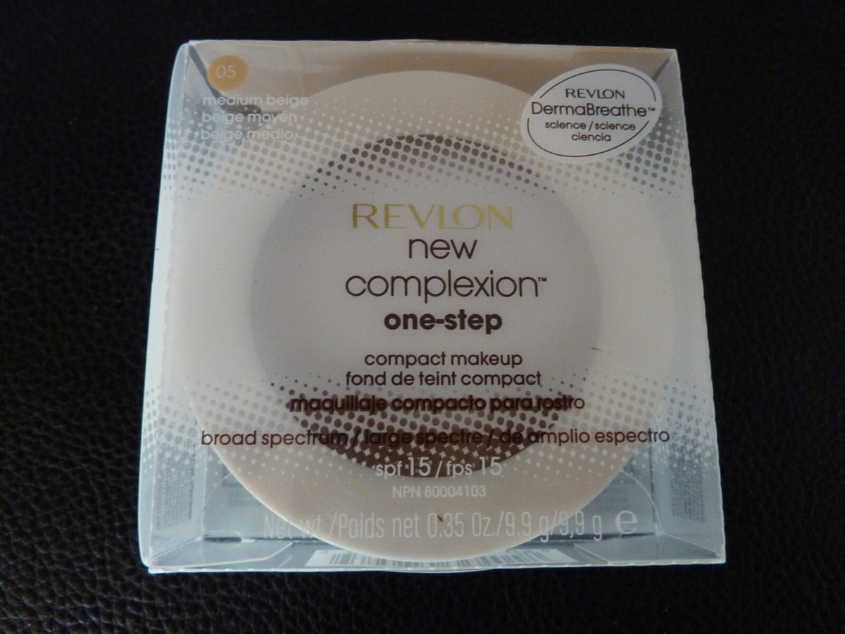 Revlon Complexion One Step Compact Makeup SPF 15 Medium Beige #05 Sealed
