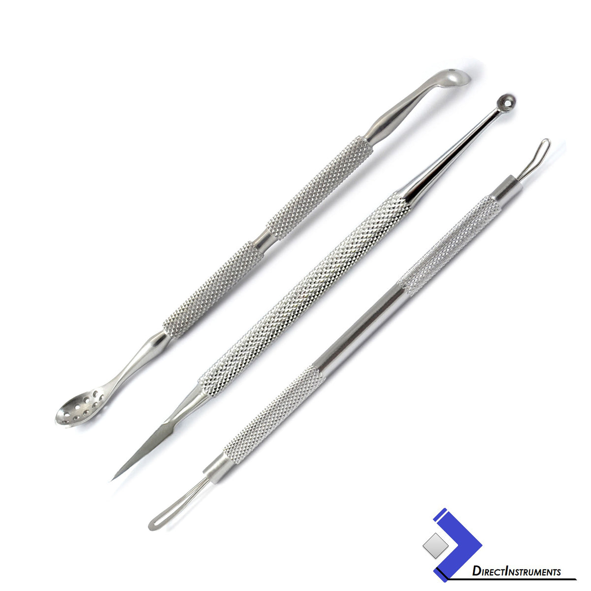 Manual Blackhead Pimple Blemish Extractor Set for Acne & Comedones